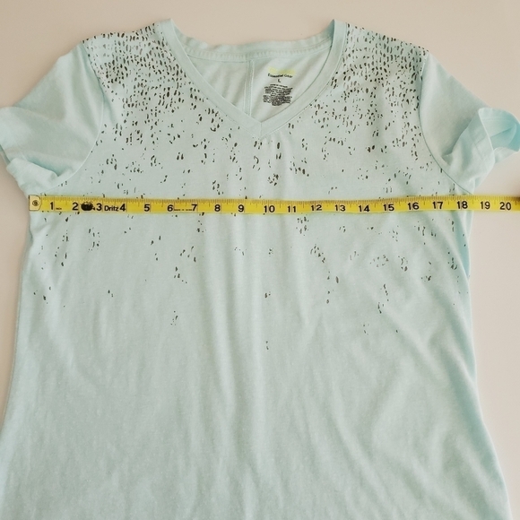 1192 * Tek Gear Essential Gear Tee Mint Size L - Picture 5 of 6